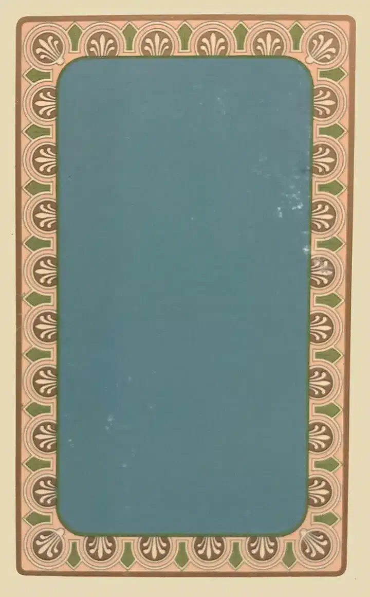 Karte Card #1 des Oracle de Belline — Blaue Karte