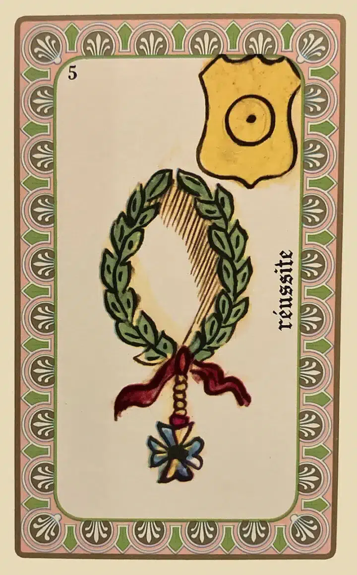 Karte Card #6 des Oracle de Belline — Erfolg