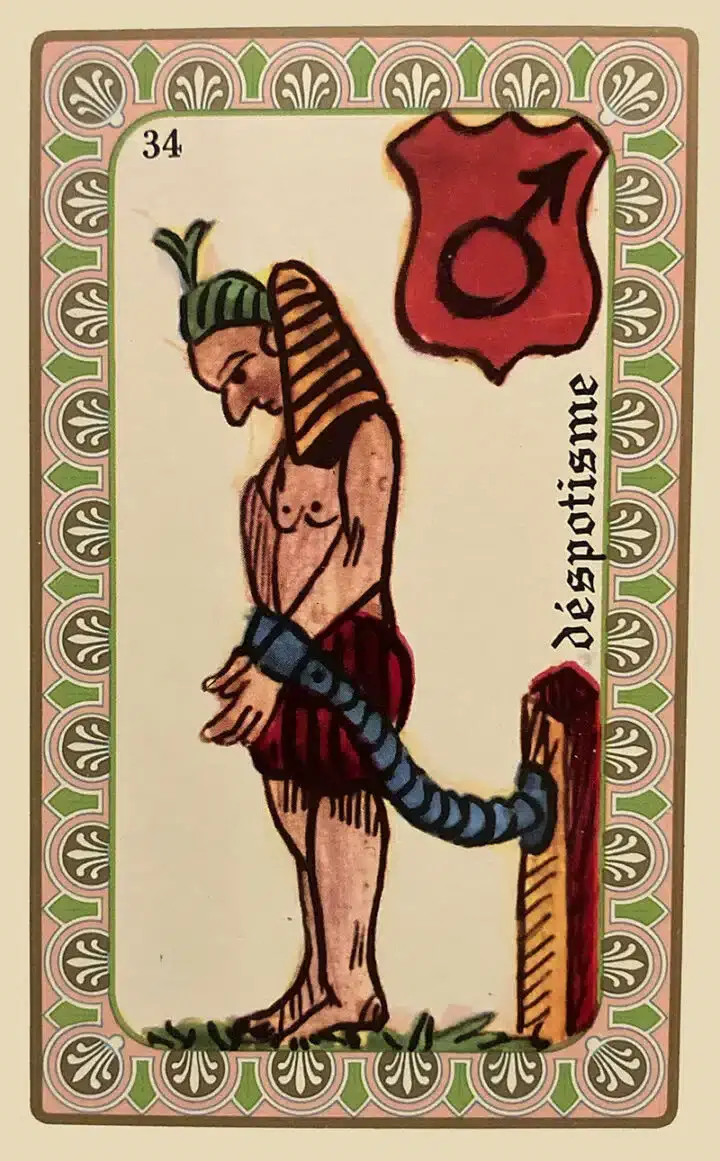 Karte 35 des Oracle de Belline — Despotismus