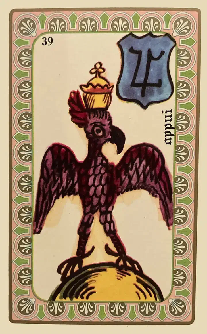 Karte 40 des Oracle de Belline — Unterstützung