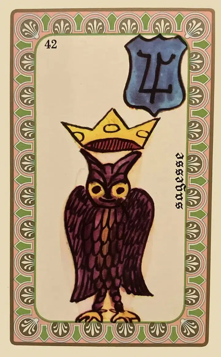 Karte 43 des Oracle de Belline — Weisheit