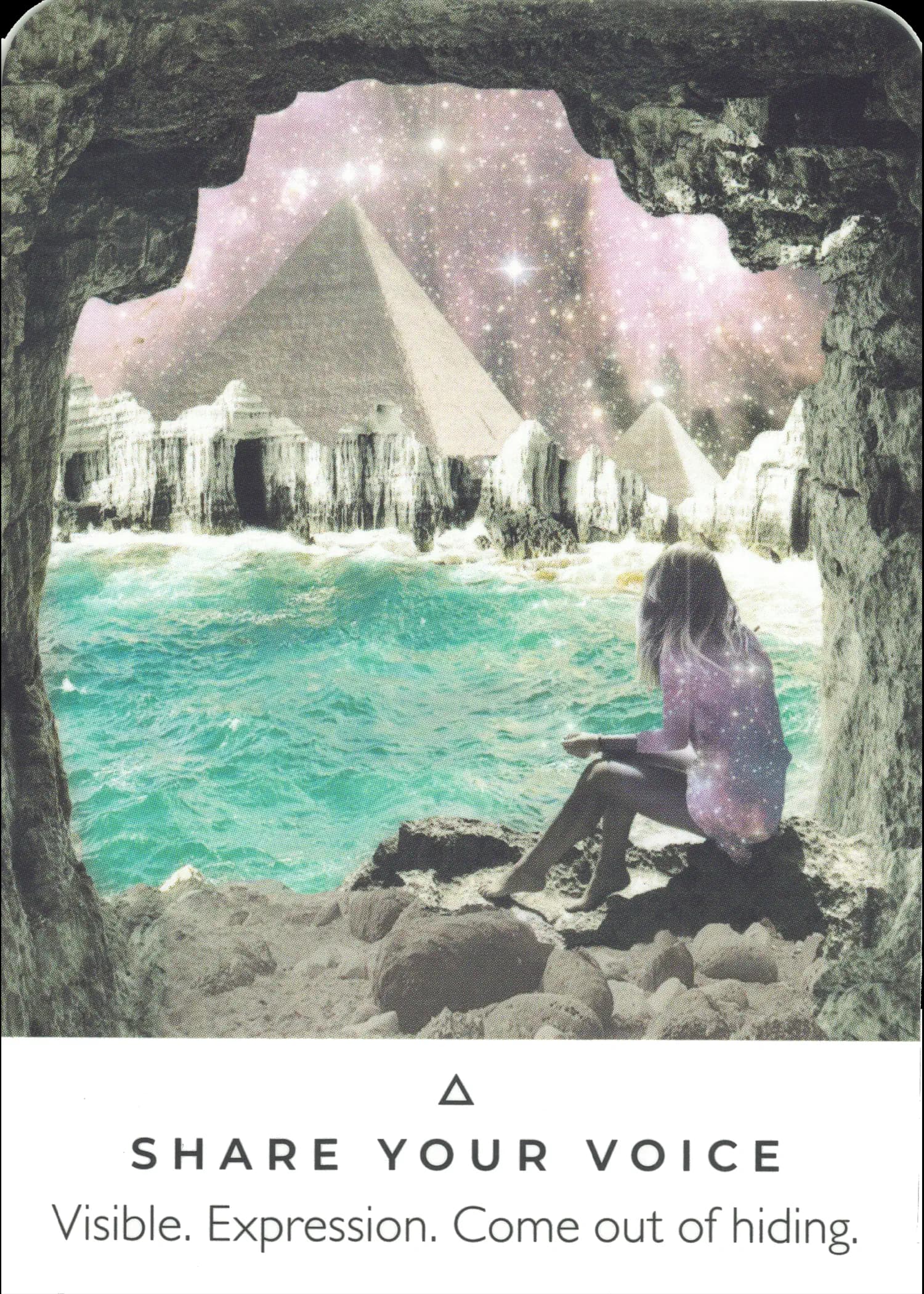 Teile Deine Stimme — Work Your Light Oracle, Aktion