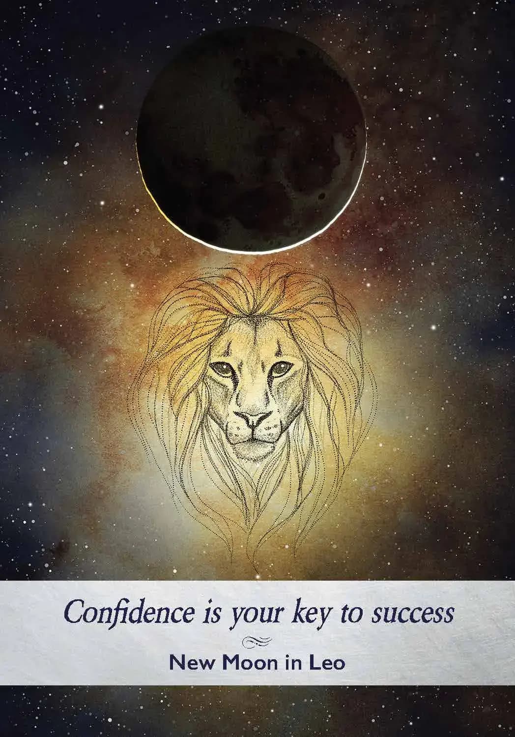 Oracle Moonology — Neumond in Löwe