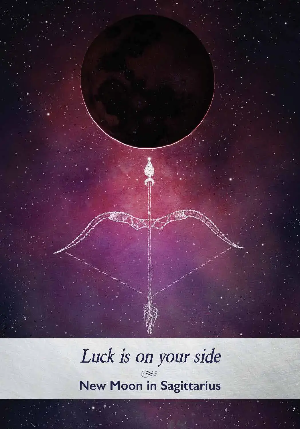 Oracle Moonology — Neumond in Schütze