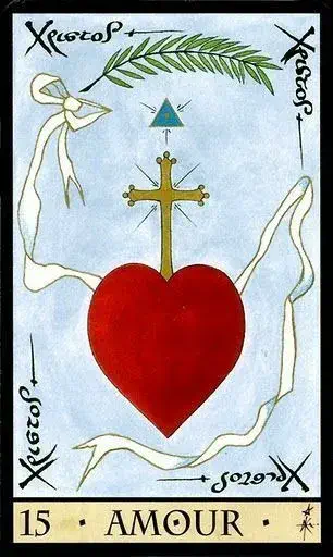 Oracle de la Triade Karte 15 — Die Liebe