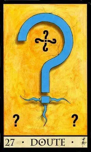Oracle de la Triade Karte 27 — Der Zweifel
