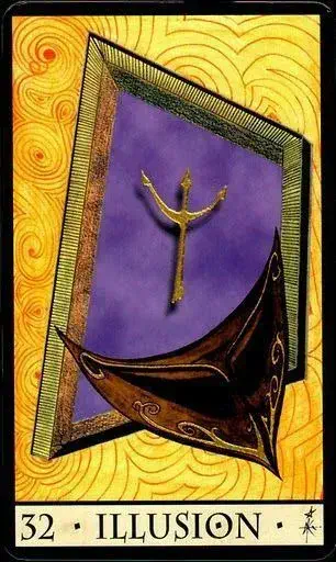 Oracle de la Triade Karte 32 — Die Illusion