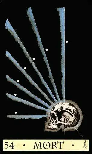 Oracle de la Triade Karte 54 — Der Tod